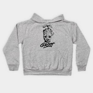 Groot Baby Groot Kids Hoodie